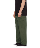 Billow Tapered Cargo Trousers in Squadron Green