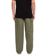 The Volcom Mens Billow Tapered Cargo Trousers in Wintermoss