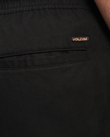 The Volcom Mens Freazy Loose Trousers in Black