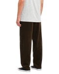 The Volcom Mens Freazy Loose Trousers in Dark Brown