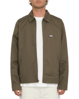 The Volcom Mens Voider Jacket in Bison