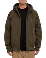 The Volcom Mens Hernan 5K Jacket in Wren