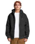 The Volcom Mens Hernan 10K Jacket in Black