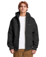 The Volcom Mens Hernan 10K Jacket in Black