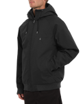 The Volcom Mens Hernan 10K Jacket in Black