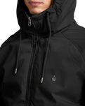 The Volcom Mens Hernan 10K Jacket in Black