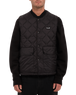 The Volcom Mens Bowered Gilet in Bitter Chocolate