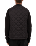 The Volcom Mens Bowered Gilet in Bitter Chocolate