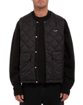 The Volcom Mens Bowered Gilet in Bitter Chocolate