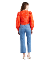 The Levi's® Womens Fawn Tie Top in Enamel Orange