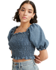 The Levi's® Womens Rey Smocked Top in Freaky Friday