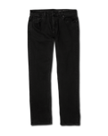 The Volcom Mens Solver Denim Jeans in Black Out