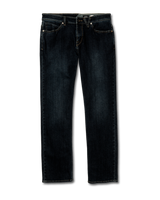 The Volcom Mens Solver Denim Jeans in Vintage Blue