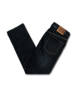 The Volcom Mens Solver Denim Jeans in Vintage Blue