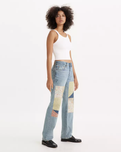 The Levi's® Womens 501® 90s Jeans in Medium Indigo Pattern