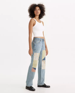 The Levi's® Womens 501® 90s Jeans in Medium Indigo Pattern