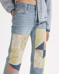 The Levi's® Womens 501® 90s Jeans in Medium Indigo Pattern