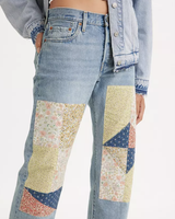 The Levi's® Womens 501® 90s Jeans in Medium Indigo Pattern