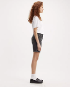 The Levi's® Womens 90's 501® Shorts in Black Worn In