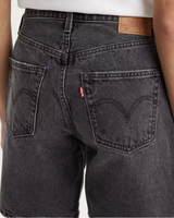 The Levi's® Womens 90's 501® Shorts in Black Worn In