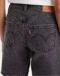 The Levi's® Womens 90's 501® Shorts in Black Worn In