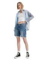 The Levi's® Womens 501® 90's Shorts in Happy Break Blue