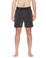 The Volcom Mens Center Swimshorts in Black