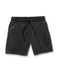 The Volcom Mens Center Swimshorts in Black