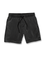 The Volcom Mens Center Swimshorts in Black