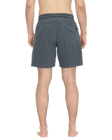 The Volcom Mens Center Swim Shorts in Dark Slate