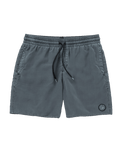 The Volcom Mens Center Swim Shorts in Dark Slate