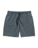 The Volcom Mens Center Swim Shorts in Dark Slate