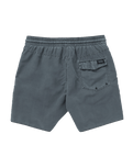 The Volcom Mens Center Swim Shorts in Dark Slate