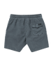 The Volcom Mens Center Swim Shorts in Dark Slate