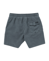 The Volcom Mens Center Swim Shorts in Dark Slate