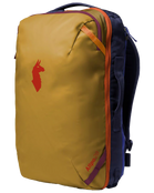 The Cotopaxi Allpa 28L Travel Backpack in Amber