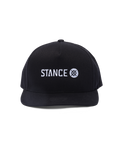 The Stance Mens Icon Snapback Cap in Black