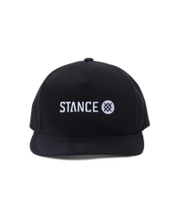 The Stance Mens Icon Snapback Cap in Black