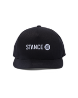 The Stance Mens Icon Snapback Cap in Black