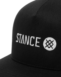 The Stance Mens Icon Snapback Cap in Black