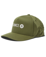 The Stance Mens Icon Snapback Cap in Mliitary Green