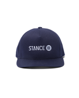 The Stance Mens Icon Snapback Cap in Navy