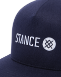 The Stance Mens Icon Snapback Cap in Navy