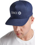 The Stance Mens Icon Snapback Cap in Navy