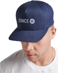 The Stance Mens Icon Snapback Cap in Navy