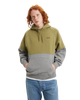 The Levi's® Mens Varsity Hoodie in Martini Olive & Medium Grey Heather