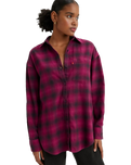 The Levi's® Womens Nola Oversized Shirt in Boysenberry