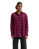 The Levi's® Womens Nola Oversized Shirt in Boysenberry