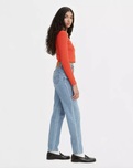 The Levi's® Womens 80's Mom Jeans in Medium Indigo Worn In