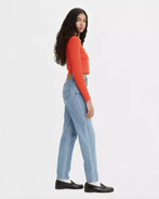 The Levi's® Womens 80's Mom Jeans in Medium Indigo Worn In